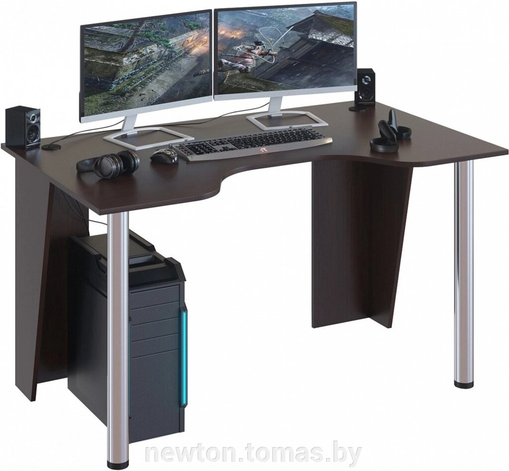 Геймерский стол Сокол КСТ-18 венге от компании Интернет-магазин Newton - фото 1