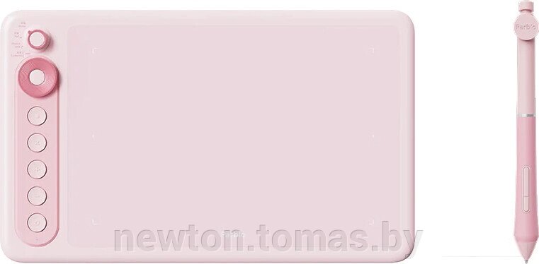 Графический планшет Parblo Intangbo X7 розовый от компании Интернет-магазин Newton - фото 1