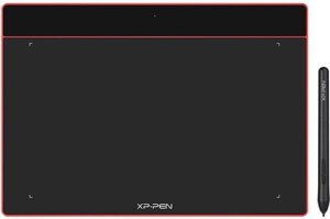 Графический планшет XP-Pen Deco Fun L красный