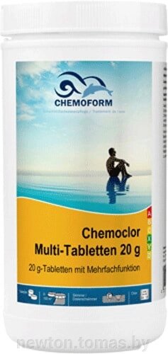 Химия для бассейна Chemoform Мультитаблетки по 20г 1кг от компании Интернет-магазин Newton - фото 1