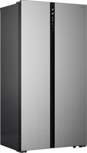 Холодильник side by side Hyundai CS4505F нержавеющая сталь