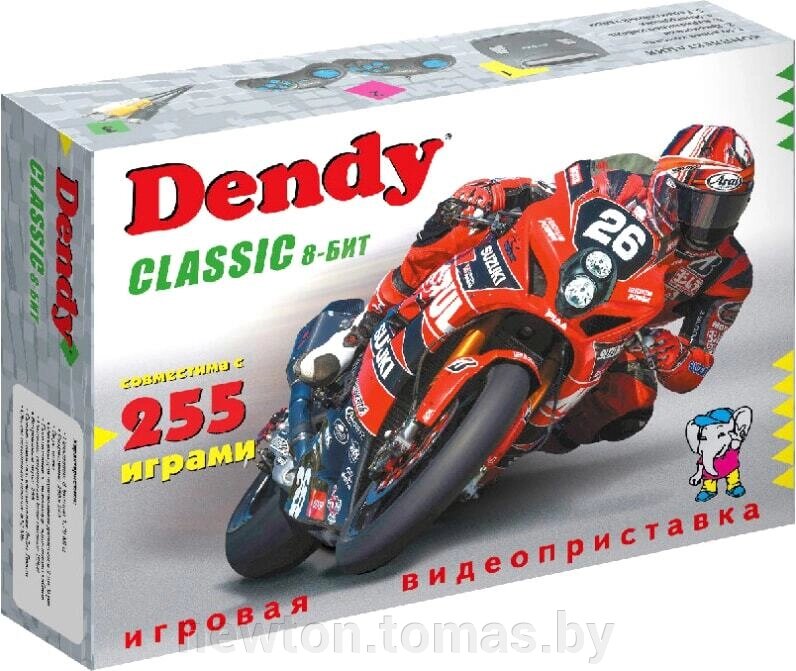 Игровая приставка Dendy Classic 255 игр от компании Интернет-магазин Newton - фото 1