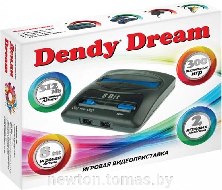 Игровая приставка Dendy Dream 300 игр от компании Интернет-магазин Newton - фото 1