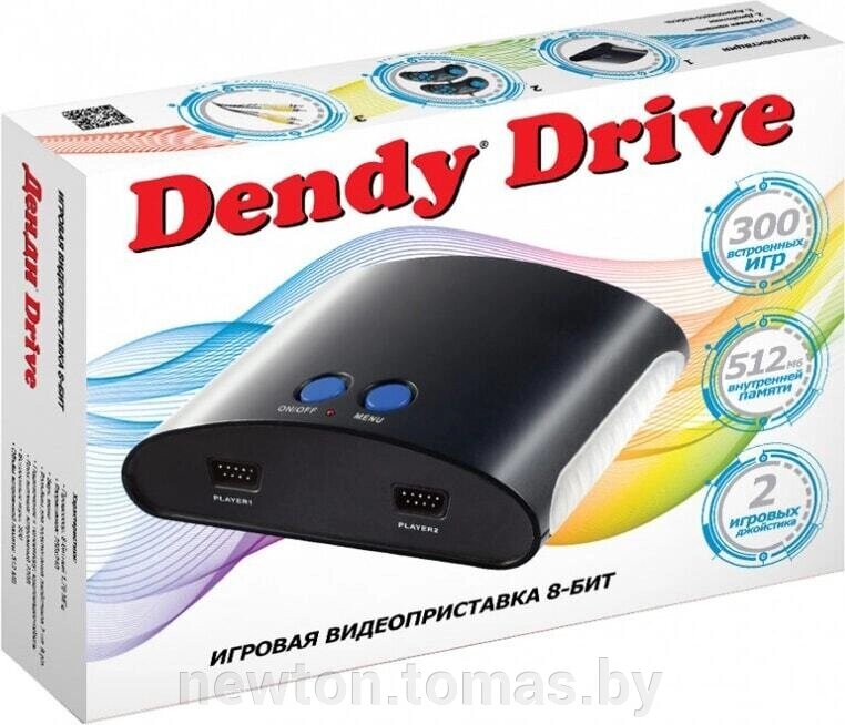 Игровая приставка Dendy Drive 300 игр от компании Интернет-магазин Newton - фото 1