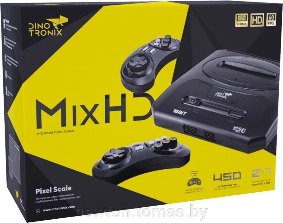 Игровая приставка Dinotronix MixHD ZD-10 2 геймпада, 450 игр от компании Интернет-магазин Newton - фото 1