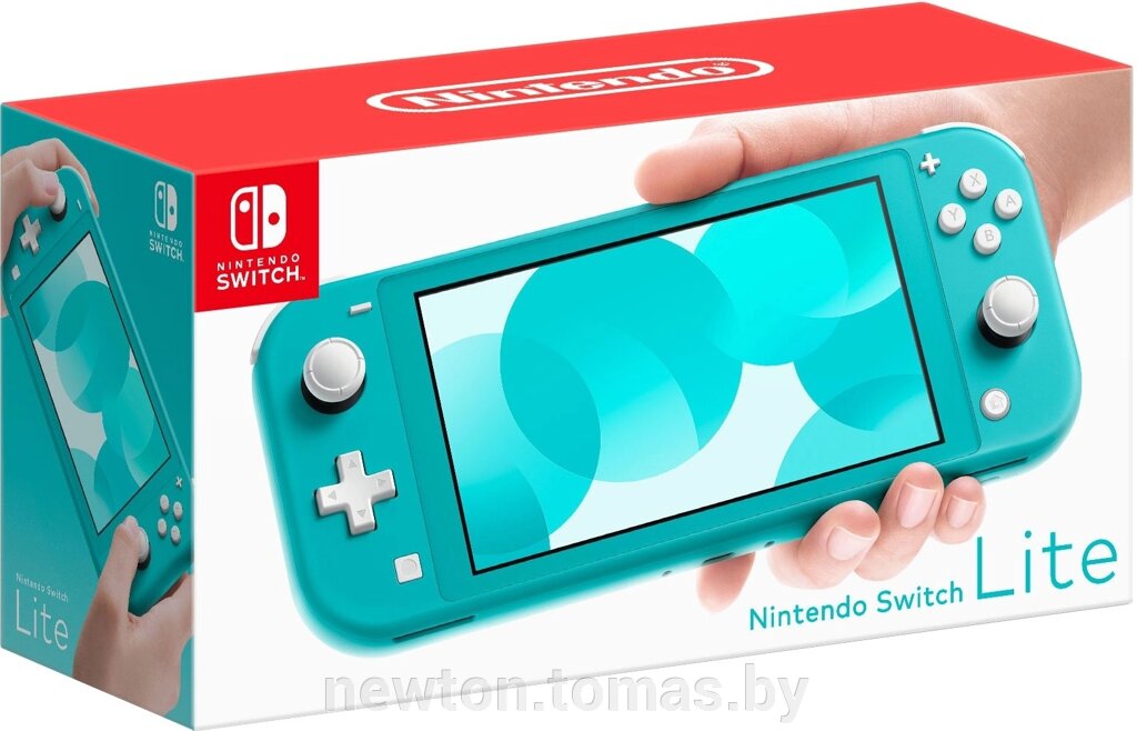 Игровая приставка Nintendo Switch Lite бирюзовый от компании Интернет-магазин Newton - фото 1