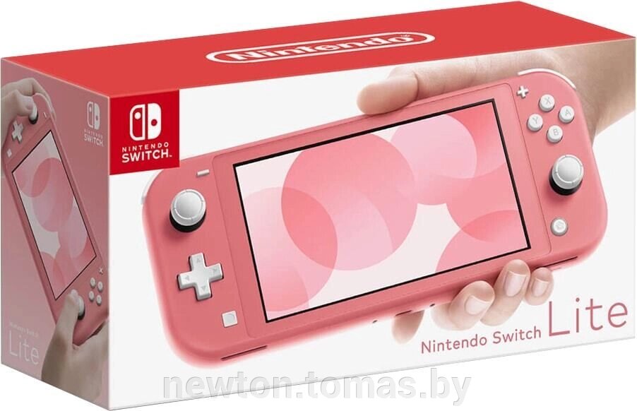 Игровая приставка Nintendo Switch Lite коралловый от компании Интернет-магазин Newton - фото 1