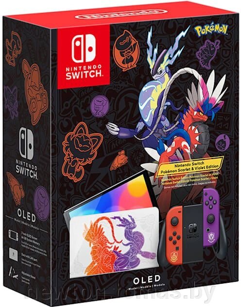 Игровая приставка Nintendo Switch OLED Pokеmon Scarlet and Violet Edition от компании Интернет-магазин Newton - фото 1