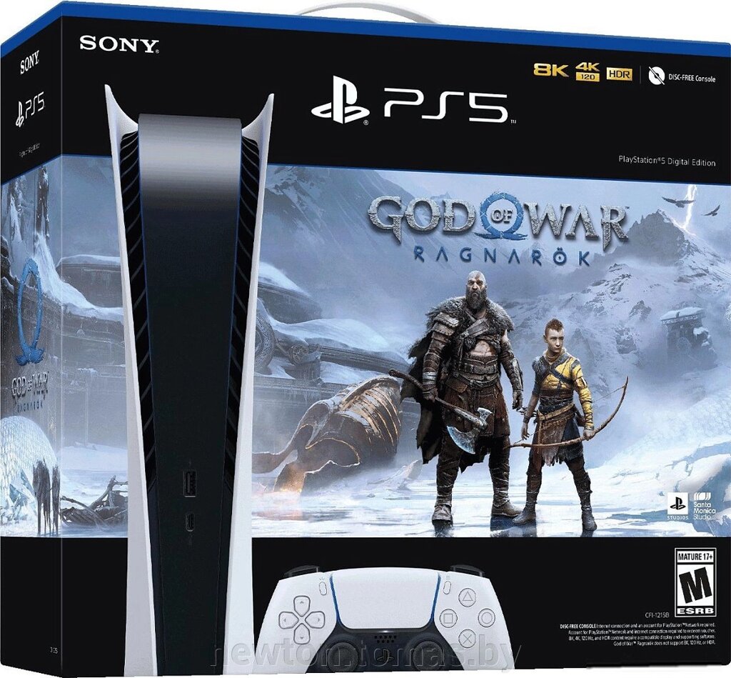 Игровая приставка Sony PlayStation 5 Digital Edition + God of War: Ragnarok от компании Интернет-магазин Newton - фото 1