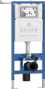 Инсталляция для унитаза Roxen StounFix Dual Fresh 710200 с удлиненными креплениями в комплекте и встр. контейнером для