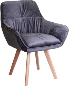 Интерьерное кресло AksHome Soft темно-серый