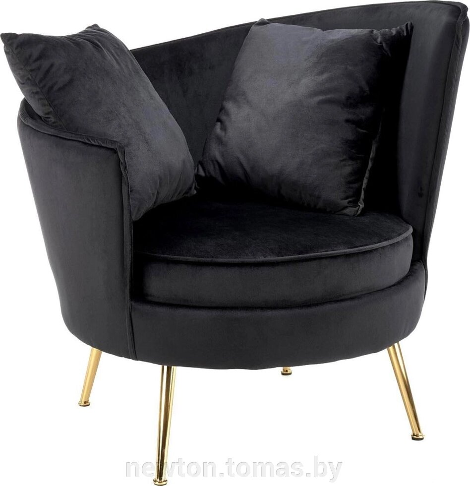 Интерьерное кресло Halmar Almond черный от компании Интернет-магазин Newton - фото 1