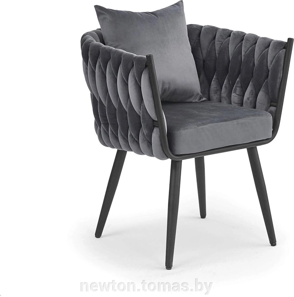Интерьерное кресло Halmar Avatar 2 серый/черный от компании Интернет-магазин Newton - фото 1