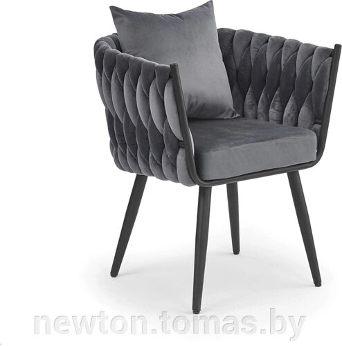 Интерьерное кресло Halmar Avatar 2 серый/черный