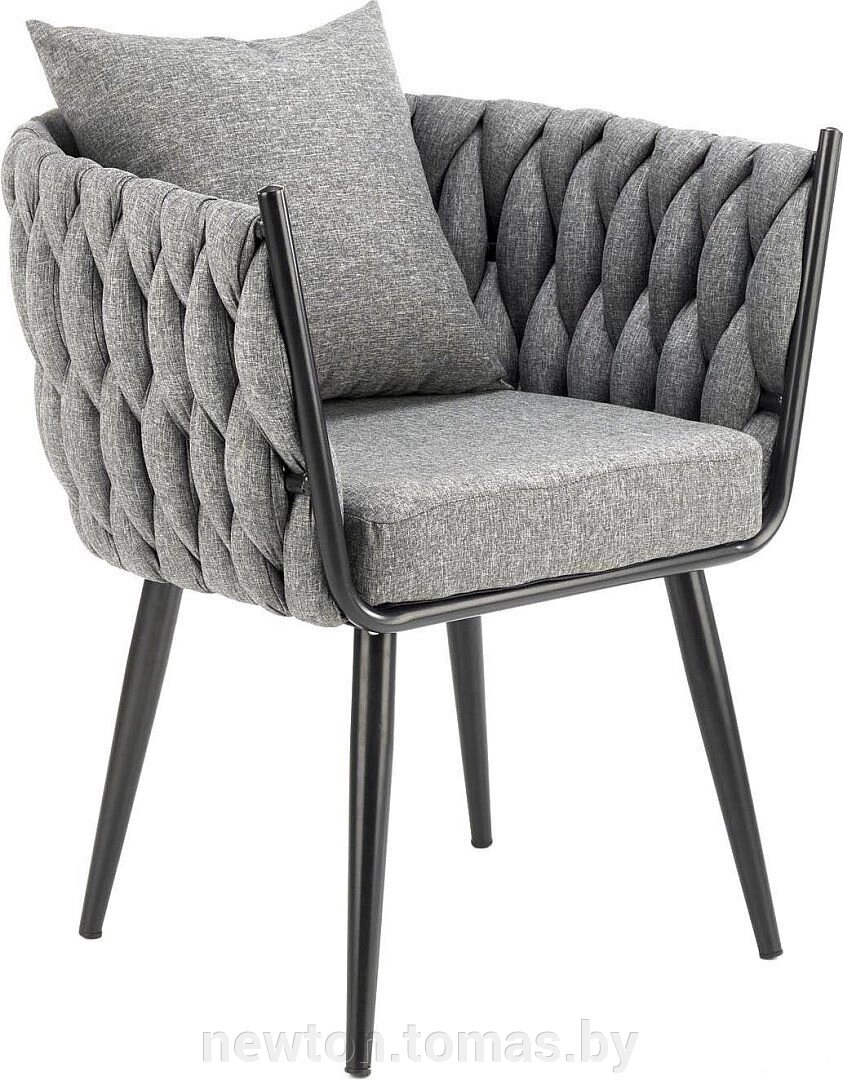 Интерьерное кресло Halmar Avatar серый/черный от компании Интернет-магазин Newton - фото 1