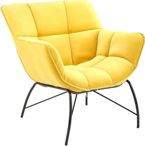 Интерьерное кресло Halmar Belton желтый