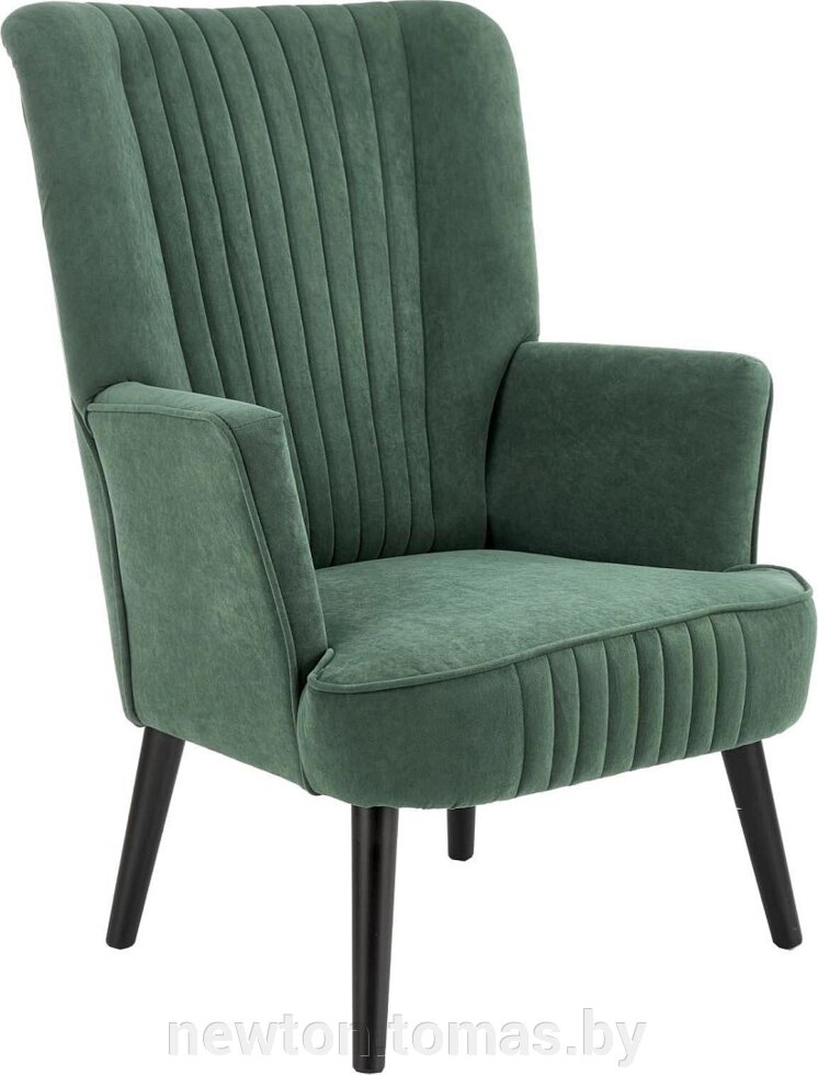 Интерьерное кресло Halmar Delgado темно-зеленый от компании Интернет-магазин Newton - фото 1