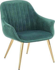 Интерьерное кресло Halmar Elegance 2 темно-зеленый
