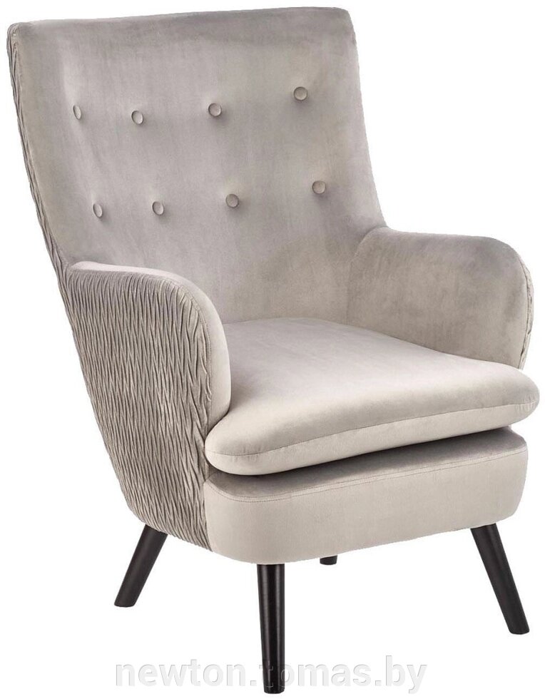 Интерьерное кресло Halmar Ravel серый/черный от компании Интернет-магазин Newton - фото 1
