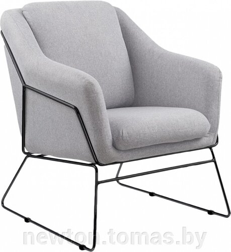 Интерьерное кресло Halmar Soft 2 серый/черный