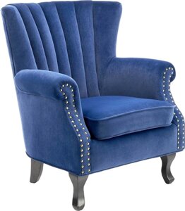 Интерьерное кресло Halmar Titan темно-синий