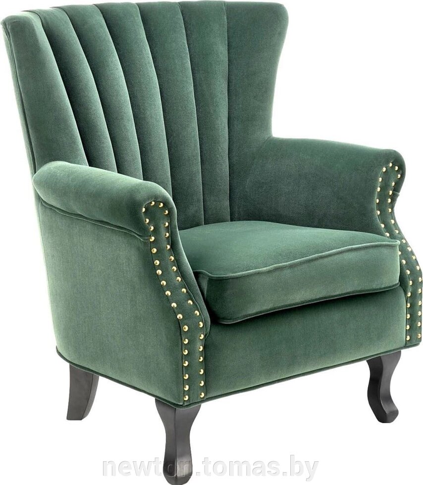 Интерьерное кресло Halmar Titan темно-зеленый от компании Интернет-магазин Newton - фото 1