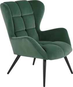 Интерьерное кресло Halmar Tyrion темно-зеленый/черный