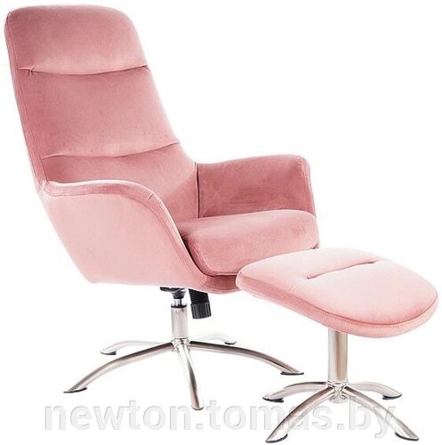 Интерьерное кресло Signal Nixon Velvet Bluvel 52 античный розовый