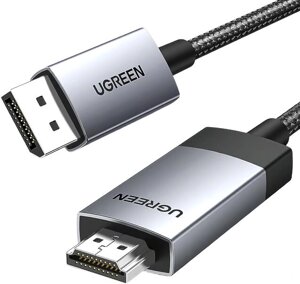 Кабель Ugreen DP119 15774 DisplayPort - HDMI 2 м, черный