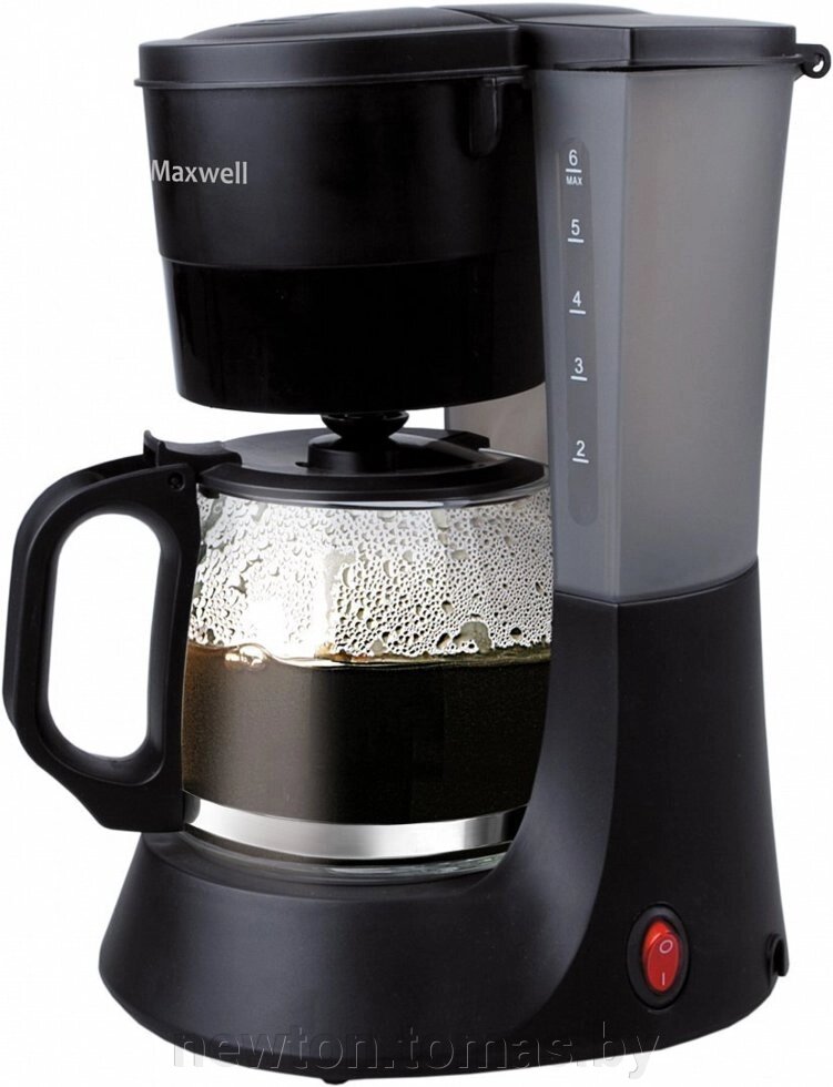 Капельная кофеварка Maxwell MW-1650 BK от компании Интернет-магазин Newton - фото 1