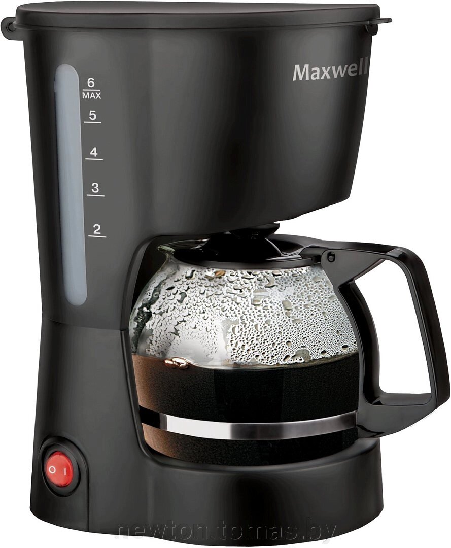 Капельная кофеварка Maxwell MW-1657 BK от компании Интернет-магазин Newton - фото 1