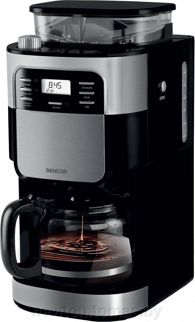Капельная кофеварка Sencor SCE 7000BK от компании Интернет-магазин Newton - фото 1