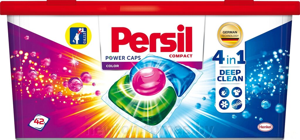 Капсулы для стирки Persil Power Caps 4 в 1 Color 42 шт от компании Интернет-магазин Newton - фото 1