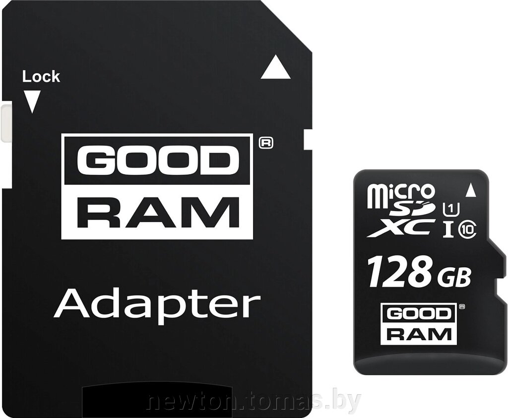 Карта памяти GOODRAM M1AA microSDXC M1AA-1280R12 128GB с адаптером от компании Интернет-магазин Newton - фото 1
