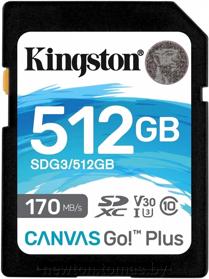 Карта памяти Kingston Canvas Go! Plus SDXC 512GB от компании Интернет-магазин Newton - фото 1