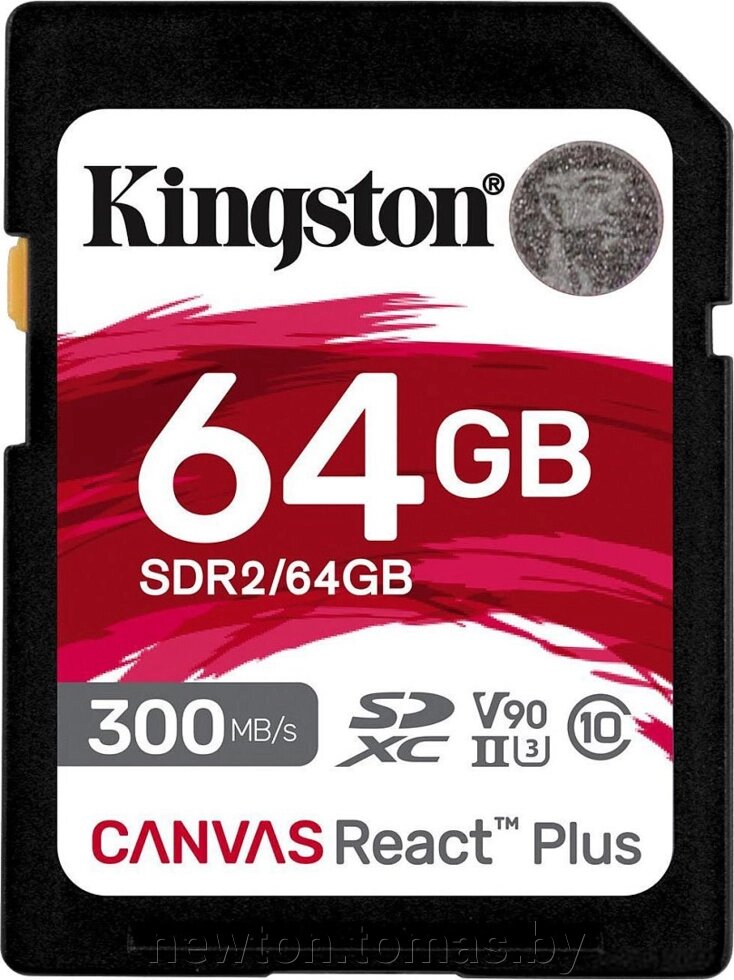 Карта памяти Kingston Canvas React Plus SDXC 64GB от компании Интернет-магазин Newton - фото 1