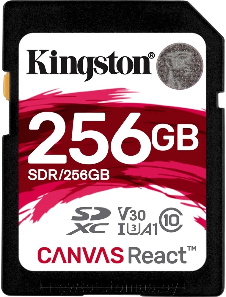 Карта памяти Kingston Canvas React SDR/256GB SDXC 256GB от компании Интернет-магазин Newton - фото 1