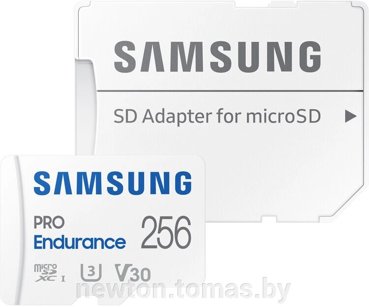 Карта памяти Samsung PRO Endurance+ microSDXC 256GB с адаптером от компании Интернет-магазин Newton - фото 1