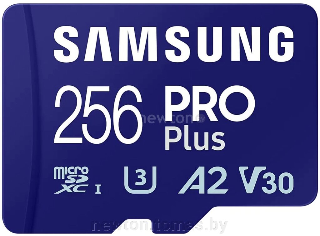 Карта памяти Samsung PRO Plus microSDXC 256GB MB-MD256SA/EU с адаптером от компании Интернет-магазин Newton - фото 1