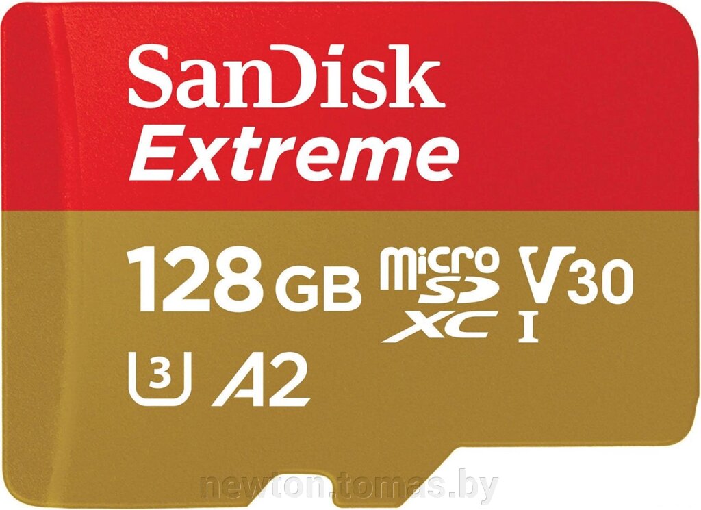 Карта памяти SanDisk Extreme microSDXC SDSQXAA-128G-GN6MN 128GB от компании Интернет-магазин Newton - фото 1