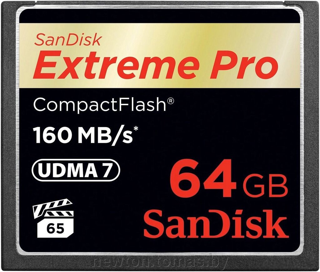 Карта памяти SanDisk Extreme Pro CompactFlash 64GB SDCFXPS-064G-X46 от компании Интернет-магазин Newton - фото 1