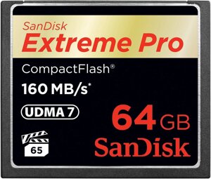 Карта памяти SanDisk Extreme Pro CompactFlash 64GB SDCFXPS-064G-X46
