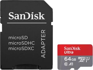Карта памяти SanDisk Ultra microSDXC SDSQUAC-256G-GN6MA 256GB с адаптером