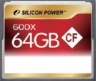Карта памяти Silicon-Power CompactFlash 600X 64 Гб SP064GBCFC600V10