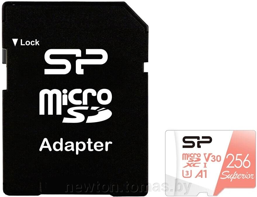 Карта памяти Silicon-Power Superior A1 microSDXC SP256GBSTXDV3V20SP 256GB от компании Интернет-магазин Newton - фото 1