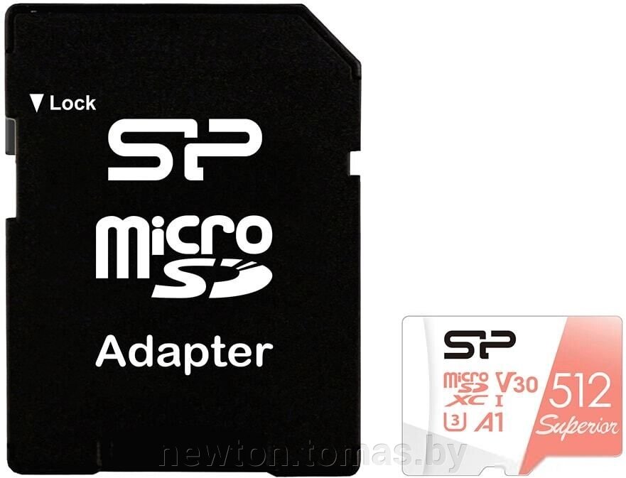 Карта памяти Silicon-Power Superior A1 microSDXC SP512GBSTXDV3V20SP 512GB от компании Интернет-магазин Newton - фото 1