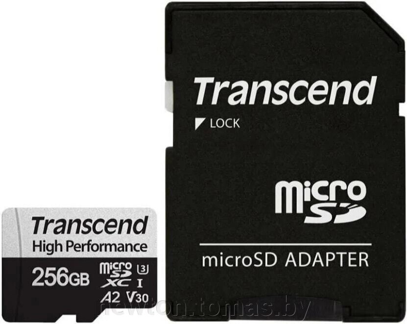 Карта памяти Transcend microSDXC 330S 256GB с адаптером от компании Интернет-магазин Newton - фото 1