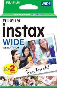 Картридж для моментальной фотографии Fujifilm Instax Wide 20 шт.