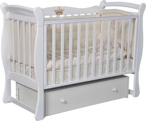 Классическая детская кроватка Антел Julia-1 белый