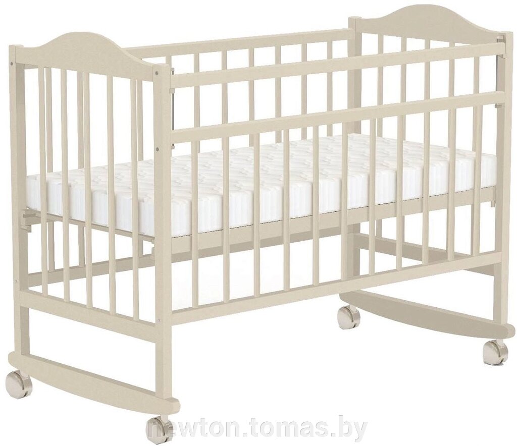 Классическая детская кроватка Фея 204 бежевый [0005512-04] от компании Интернет-магазин Newton - фото 1
